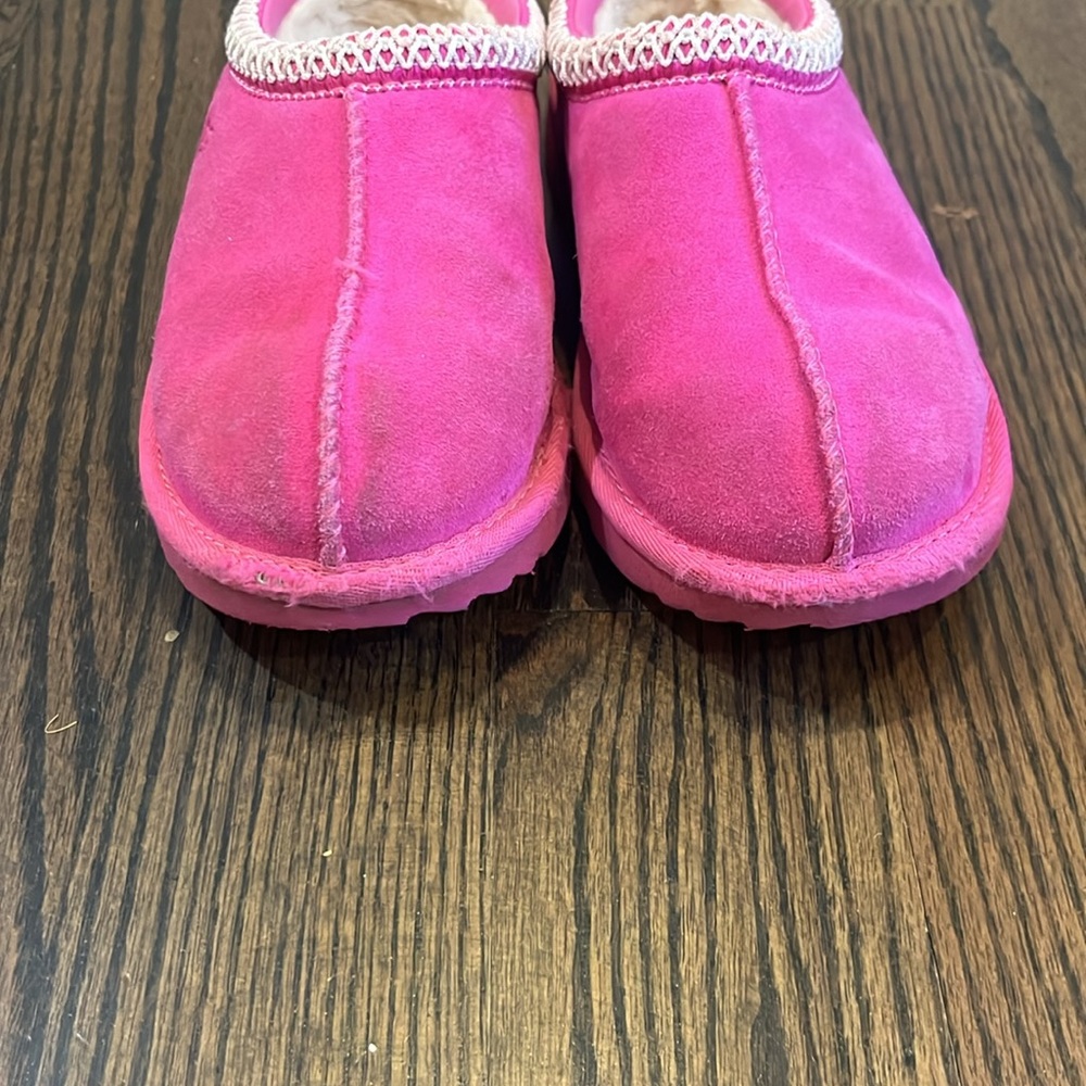 Ugg Tasman II slipper pink girls size 3 - Picture 6 of 9